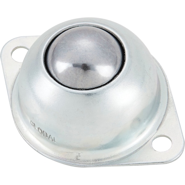 Global Industrial 1 Carbon Steel Main Ball w/ 2 Hole Flange, Carbon Steel Housing 298713 - main